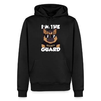 I am the security guard security - Men’s Premium Organic Hoodie - black - Front - Nico (187cm)