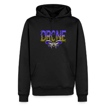 Drohne Geschenk Drone Fliegen Quadcopter Copter - Männer Premium Bio Hoodie - Schwarz - Vorne - Nico (187cm)