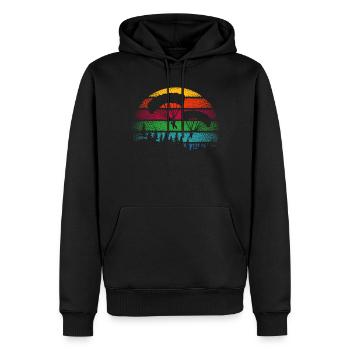 Fallschirm Skydive Fallschirmspringer Geschenk - Männer Premium Bio Hoodie - Schwarz - Vorne - Nico (187cm)