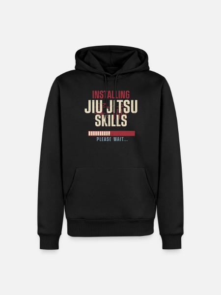 Jiu Jitsu Installing Jiu-Jitsu - Men’s Premium Organic Hoodie - black