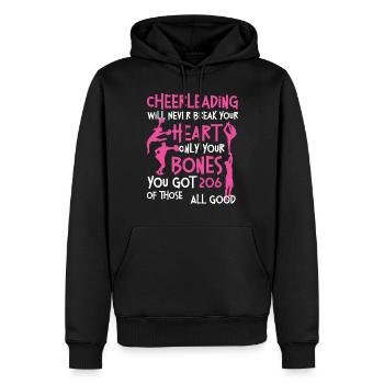 Cheer Cheerleading Cheerleading - Men’s Premium Organic Hoodie - black - Front - Nico (187cm)