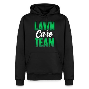 Team Rasenpflege Rasenmähen Rasen Rasenmäher - Männer Premium Bio Hoodie - Schwarz - Vorne - Nico (187cm)