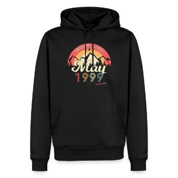 Legendary May 1999 - Men’s Premium Organic Hoodie - black - Front - Nico (187cm)
