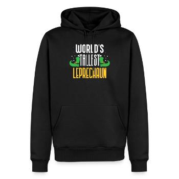World's Largest Goblin Great Leprechaun Irish Irish - Men’s Premium Organic Hoodie - black - Front - Nico (187cm)