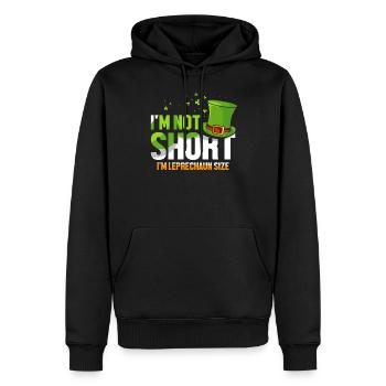 Ich Bin Nicht Klein Ich Habe Kobold Größe Ire - Männer Premium Bio Hoodie - Schwarz - Vorne - Nico (187cm)