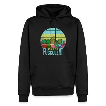 What The Fucculent - Männer Premium Bio Hoodie - Schwarz - Vorne - Nico (187cm)