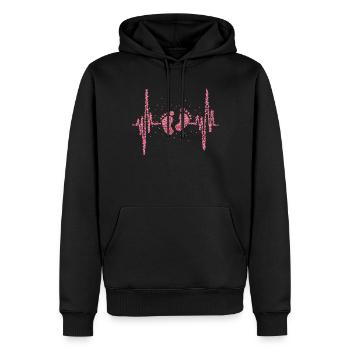 Fusspflege Podologie Füße Fusspflegerin - Männer Premium Bio Hoodie - Schwarz - Vorne - Nico (187cm)