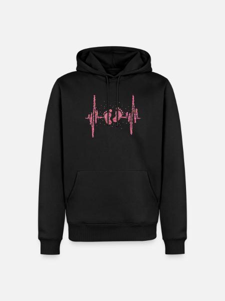 Fusspflege Podologie Füße Fusspflegerin - Herre Premium økologisk hoodie - sort