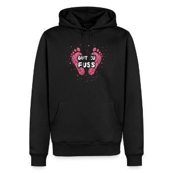 Gut Zu Fuß Fusspflegerin Fusspflege - Männer Premium Bio Hoodie - Schwarz - Vorne - Nico (187cm)