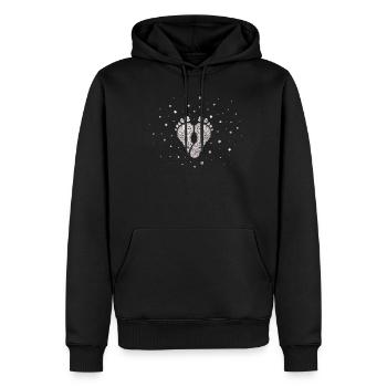 Fusspflege Fuss Füsse Fusspflegerin - Männer Premium Bio Hoodie - Schwarz - Vorne - Nico (187cm)