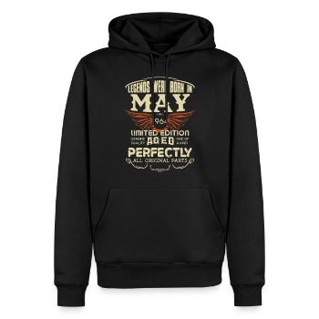 Legends Were Born In May 1964 Birthday - Männer Premium Bio Hoodie - Schwarz - Vorne - Nico (187cm)