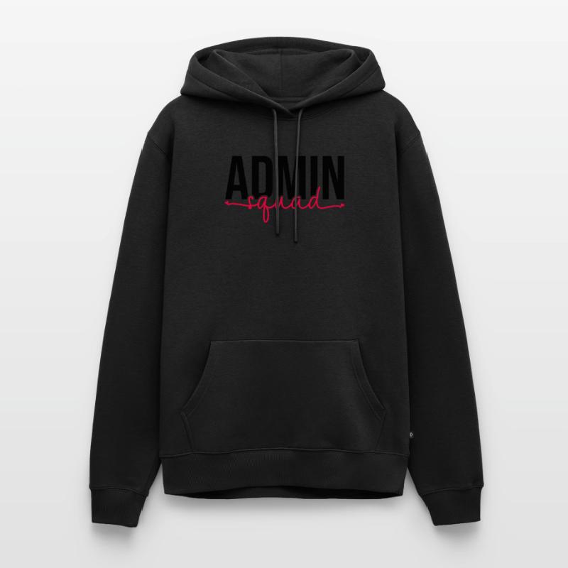 Admin Squad Front Office Admin Crew Assistant Men’s Premium Organic Hoodie