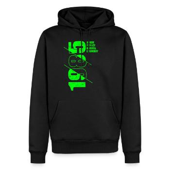 Legendär Original - Jahrgang 1985 Geburtstag - Männer Premium Bio Hoodie - Schwarz - Vorne - Nico (187cm)