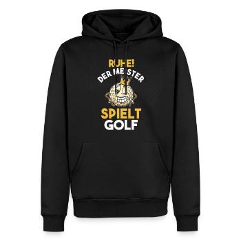 Golf Golfer - Männer Premium Bio Hoodie - Schwarz - Vorne - Nico (187cm)