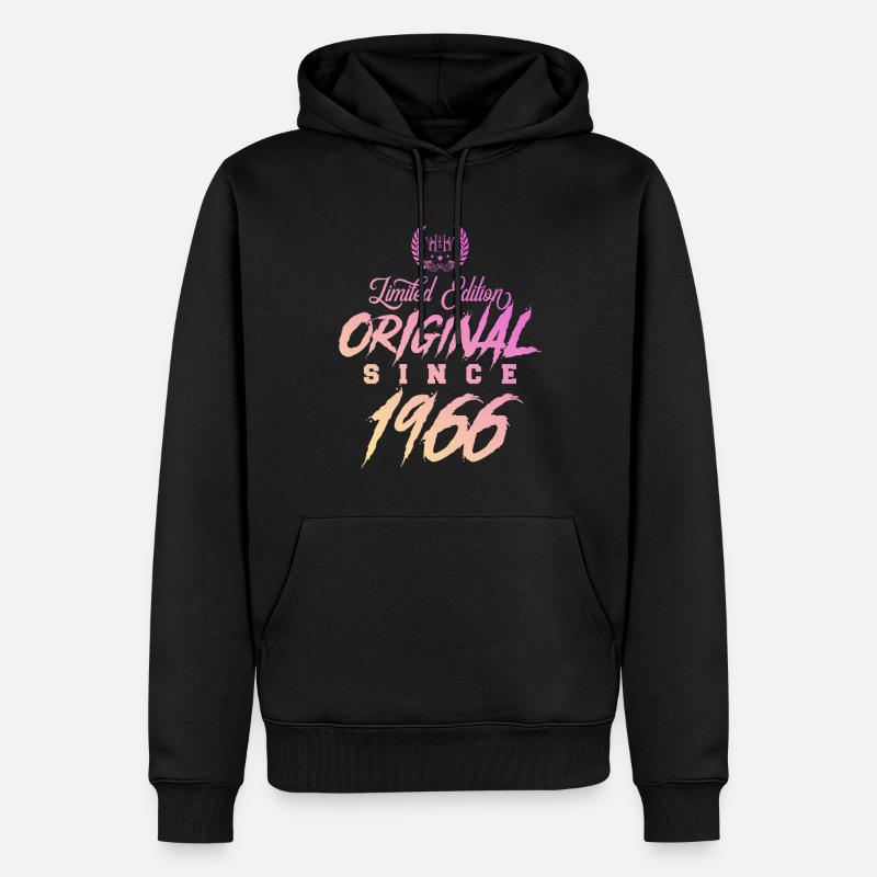 1966 édition limitée Original - Sweat à capuche Premium bio Homme - noir