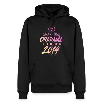 2014 limited edition original - Männer Premium Bio Hoodie - Schwarz - Vorne - Nico (187cm)