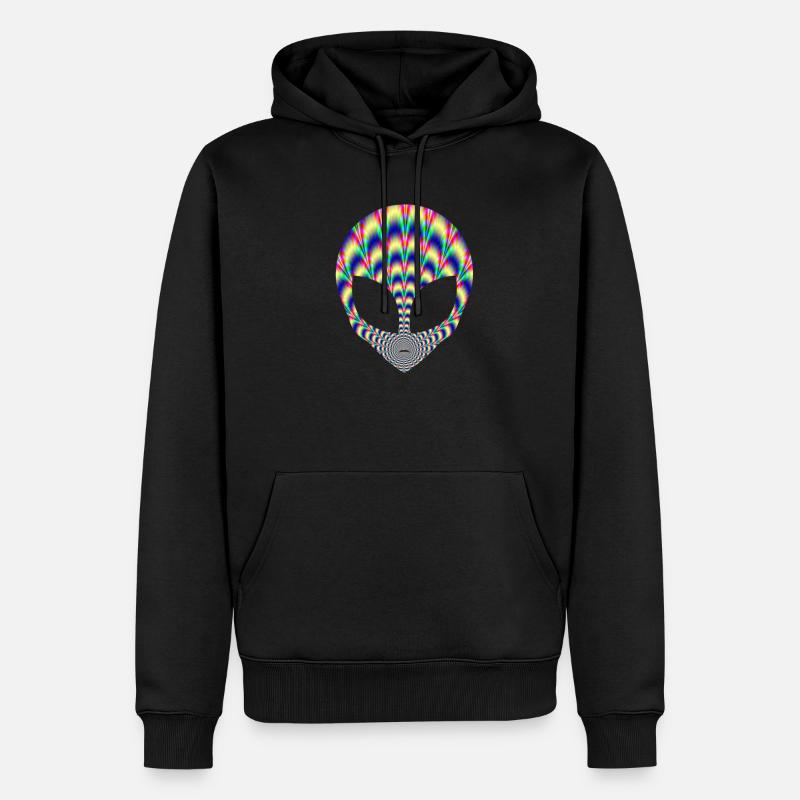 Étranger - Sweat à capuche Premium bio Homme - noir