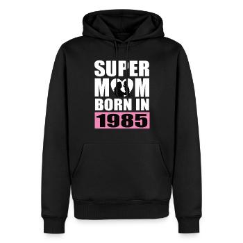 Mama Geburtstag Jahrgang geboren 1985 - Männer Premium Bio Hoodie - Schwarz - Vorne - Nico (187cm)