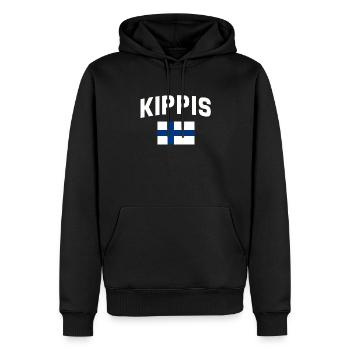 Finlande Gift Scandinavia Finlande Suomi Finne - Sweat à capuche Premium bio Homme - noir - Devant - Nico (187cm)