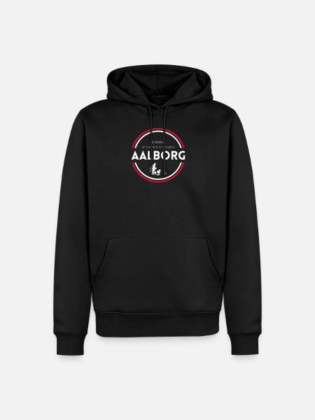 Aalborg I Denmark Holiday Motif for Danes - Men’s Premium Organic Hoodie - black