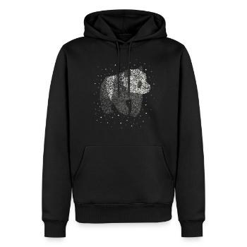 Panda Panda Bears Panda Lovers - Men’s Premium Organic Hoodie - black - Front - Nico (187cm)