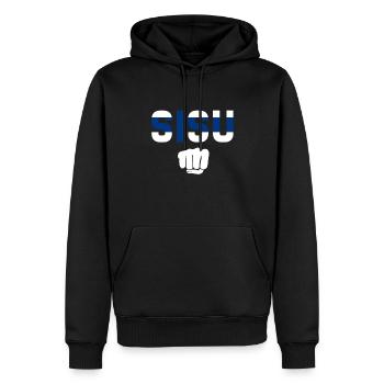 Finlande Gift Scandinavia Finlande Suomi Finne - Sweat à capuche Premium bio Homme - noir - Devant - Nico (187cm)