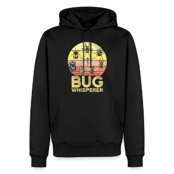 Bug Whisperer Kids Bug Hunter Gift - Men’s Premium Organic Hoodie - black - Front - Nico (187cm)