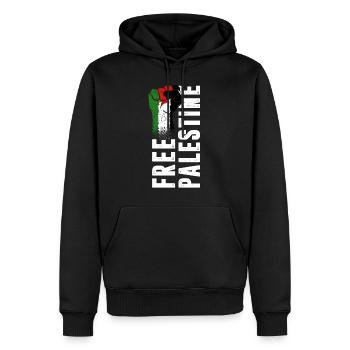 Palästina Tshirt Herren Kinder Damen Palestine - Männer Premium Bio Hoodie - Schwarz - Vorne - Nico (187cm)