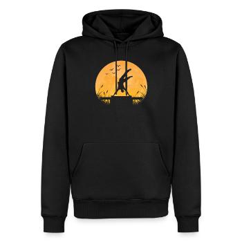 Parkour Parkour Runner Freerunning Handstand Parkur - Sweat à capuche Premium bio Homme - noir - Devant - Nico (187cm)