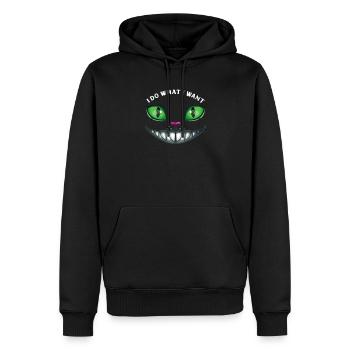 I Do What I Want - Männer Premium Bio Hoodie - Schwarz - Vorne - Nico (187cm)
