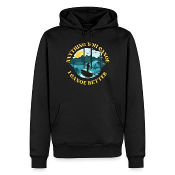 Canoe Canoeing Anything You Canoe - Männer Premium Bio Hoodie - Schwarz - Vorne - Nico (187cm)