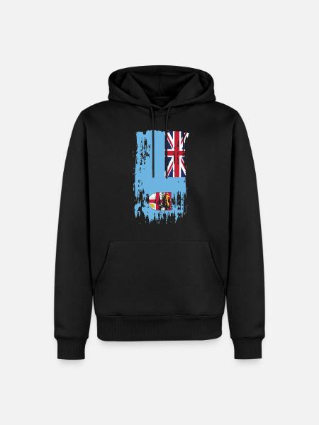 Fiji Fiji Fiji - Men’s Premium Organic Hoodie - black
