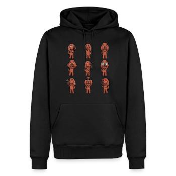 Irish Setter Hund Irischer Roter Setter - Männer Premium Bio Hoodie - Schwarz - Vorne - Nico (187cm)