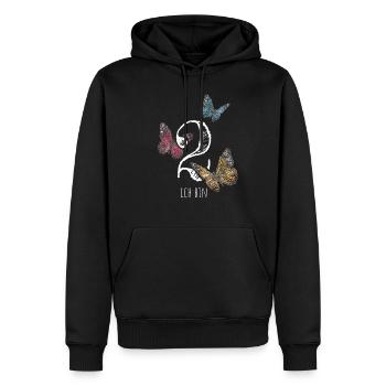 Zweiter Geburtstag 2. Geburtstagshirt - Männer Premium Bio Hoodie - Schwarz - Vorne - Nico (187cm)