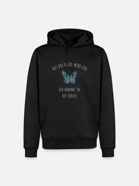 Erstklässler Einschulung Schulanfängerin - Männer Premium Bio Hoodie - Schwarz