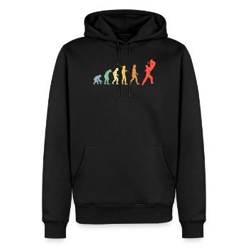 Dancing Evolution Retro Dance Sport Dancer - Sweat à capuche Premium bio Homme - noir - Devant - Nico (187cm)