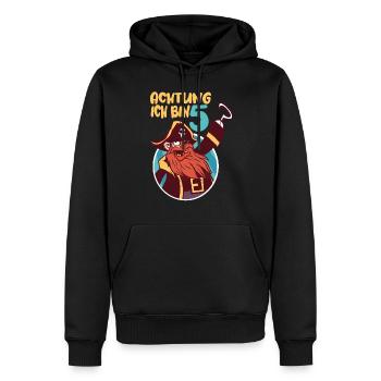 Kinder 5 Jahre Geburtstag Junge Totenkopf Pirat - Männer Premium Bio Hoodie - Schwarz - Vorne - Nico (187cm)