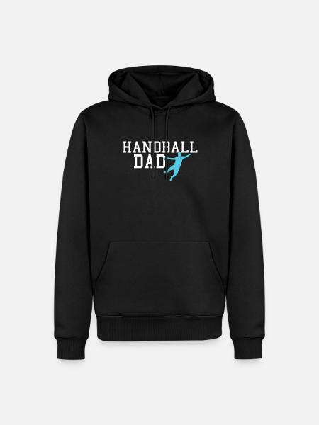 handball dad - Men’s Premium Organic Hoodie - black