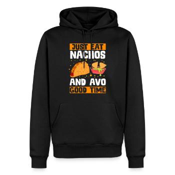 Taco Tshirt Tuesday Mexiko Cinco De Mayo - Männer Premium Bio Hoodie - Schwarz - Vorne - Nico (187cm)