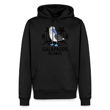 Tölpel Seevögel Blaufußtölpel - Männer Premium Bio Hoodie - Schwarz - Vorne - Nico (187cm)