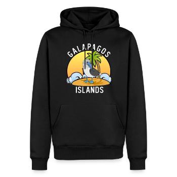 Tölpel Seevögel Blaufußtölpel - Männer Premium Bio Hoodie - Schwarz - Vorne - Nico (187cm)