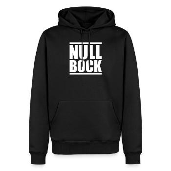 Null Bock Keine Lust Ohne Motivation Müde Faultier - Männer Premium Bio Hoodie - Schwarz - Vorne - Nico (187cm)