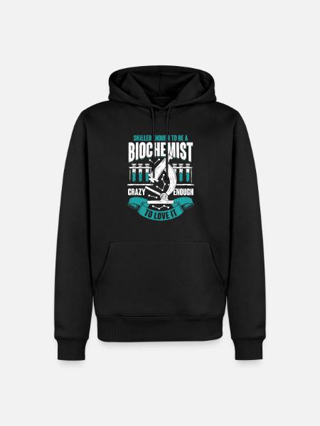 Biochemistry Profession Biochemist Gift - Men’s Premium Organic Hoodie - black