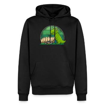 Lawn Mower Mowing Dad Father - Männer Premium Bio Hoodie - Schwarz - Vorne - Nico (187cm)