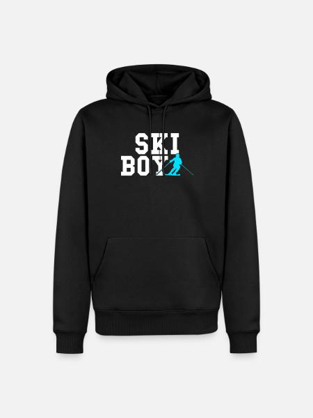 ski boy - Men’s Premium Organic Hoodie - black
