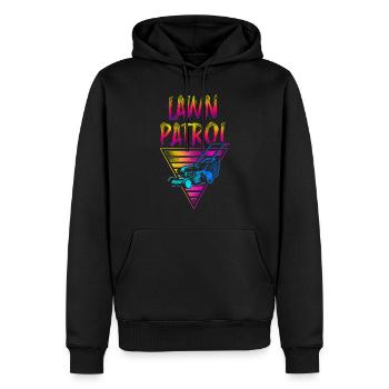 Lawn Mower Mowing Dad Father - Männer Premium Bio Hoodie - Schwarz - Vorne - Nico (187cm)
