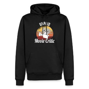 Critique de film Critique de film Long métrage - Sweat à capuche Premium bio Homme - noir - Devant - Nico (187cm)