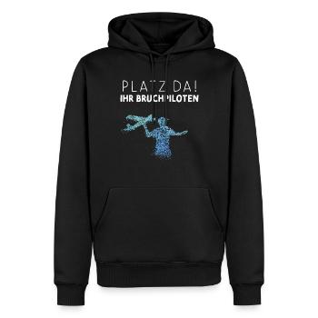 Modellflugzeuge Modellflug Modellfliegen - Männer Premium Bio Hoodie - Schwarz - Vorne - Nico (187cm)