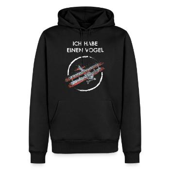 Modellflugzeug Ferngesteuertes Flugzeug - Männer Premium Bio Hoodie - Schwarz - Vorne - Nico (187cm)