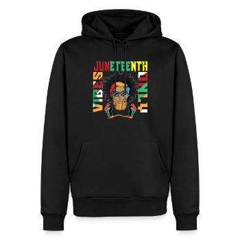 Feiertag Muttertag Stolze Frauen Shirt Starke Frau - Männer Premium Bio Hoodie - Schwarz - Vorne - Nico (187cm)